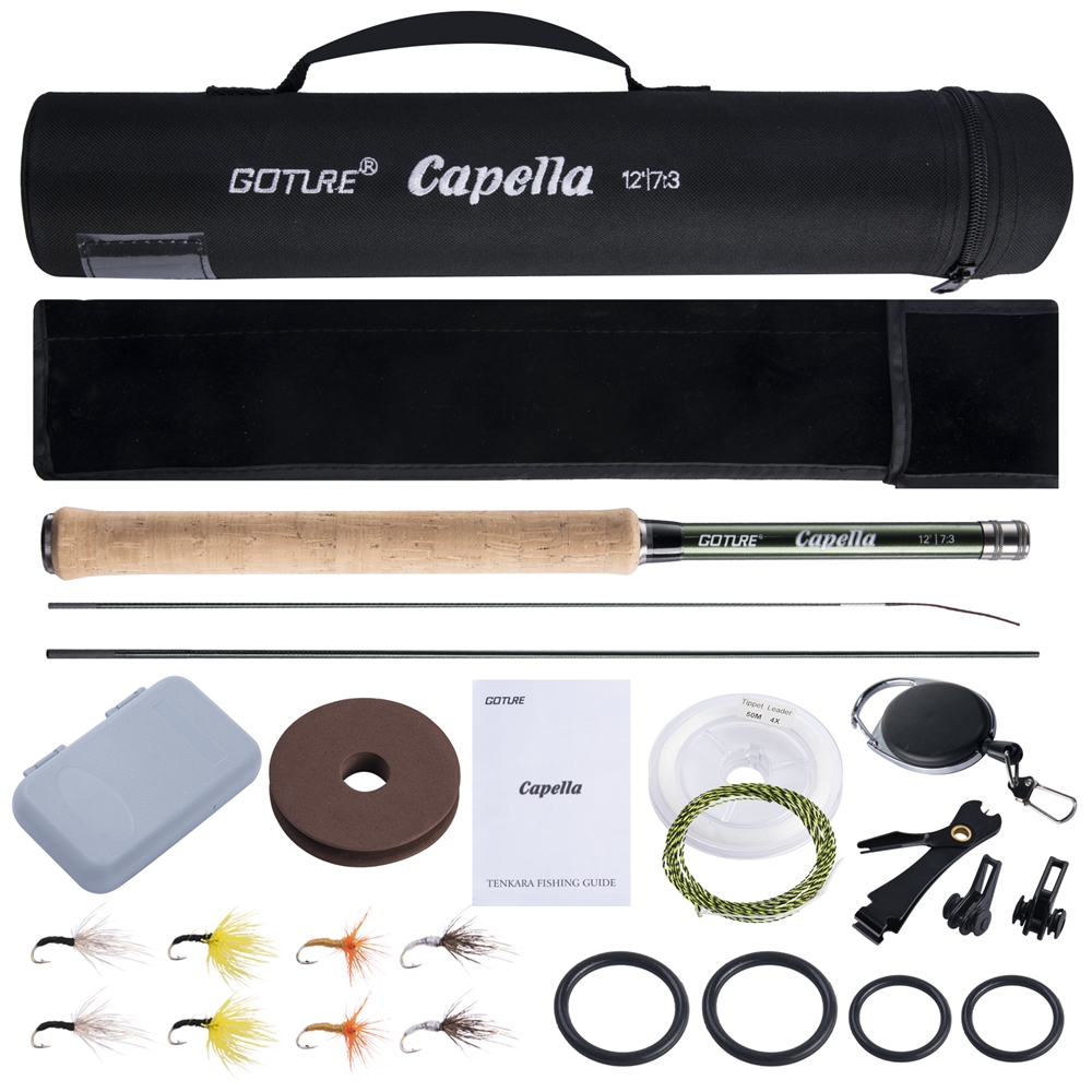 Fishing Rod Building Kit - Goture Tenkara Fly Fishing Rod Combo