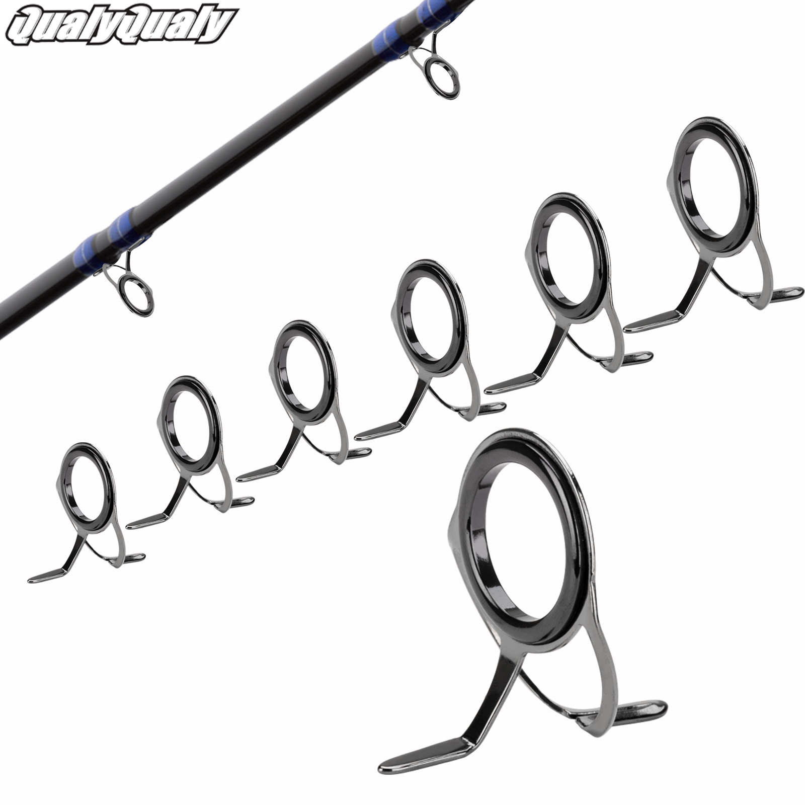 7pcs Fishing Rod Guides Repair - Fishing Rod Guide Replacement review and price
