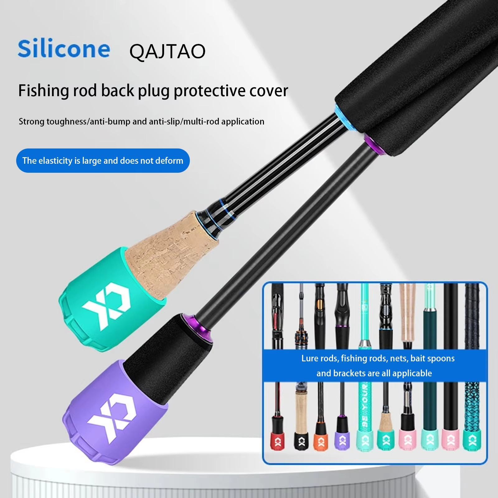 Silicone Fishing Rod End Cap P - Fishing Rod Case review and price