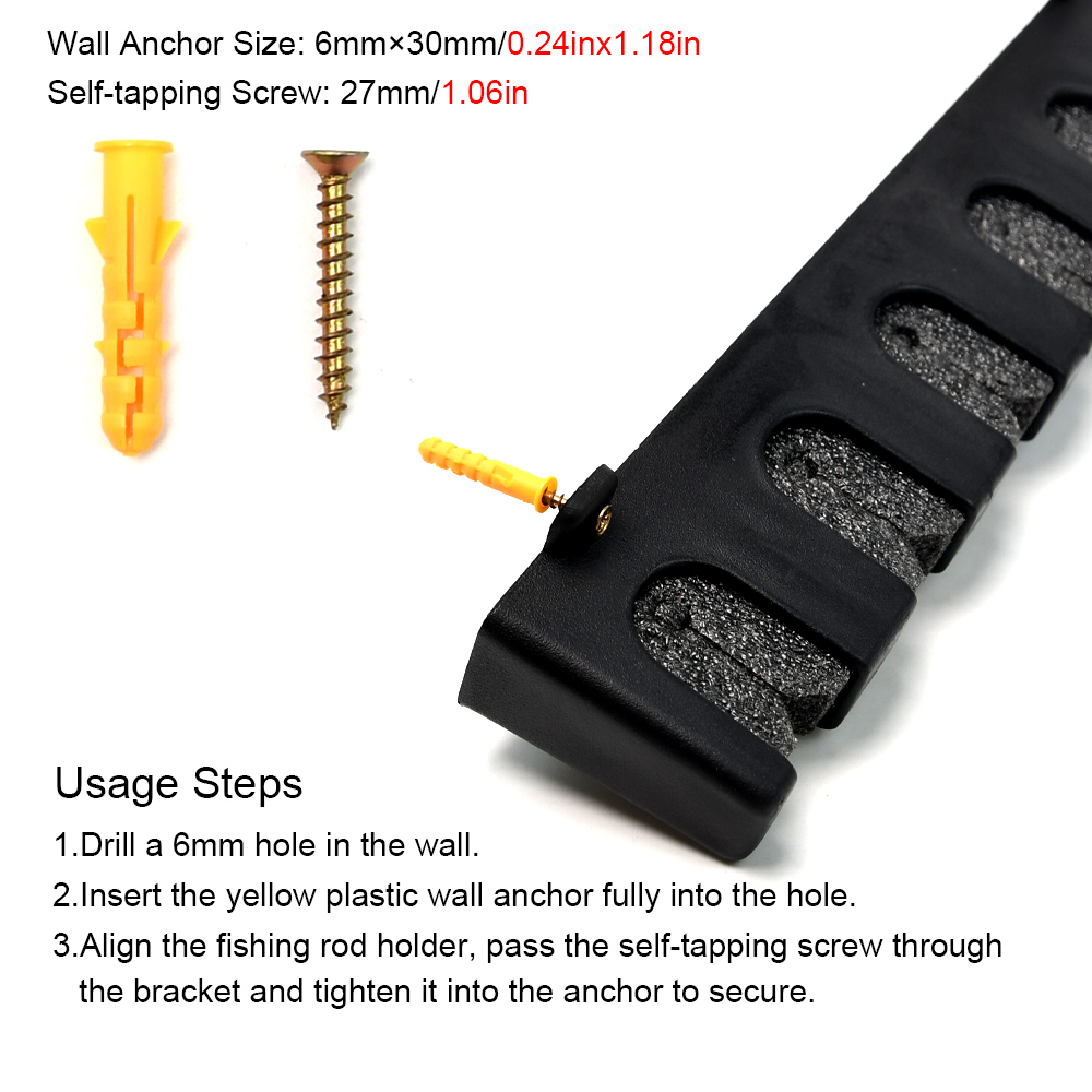 Topranc Horizontal Wall Mount  - Fishing Rod Rack review and price