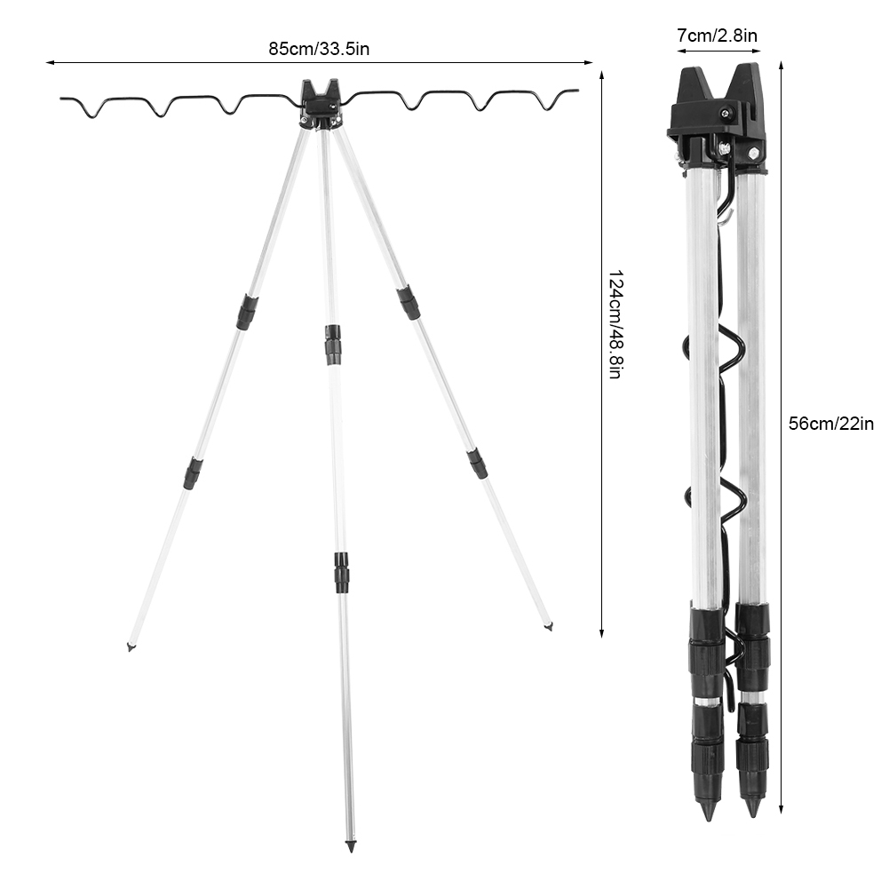 Fishing Pole Tripod Holders Mu - Fishing Rod Casting review and price