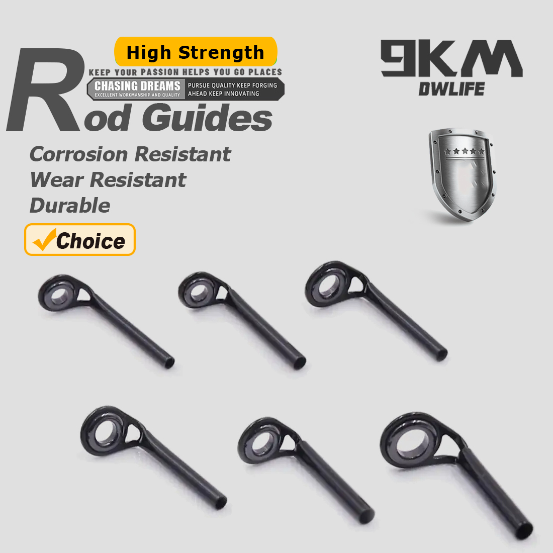 Fishing Rod Guides 5~10pcs MKT - Fishing Rod Tip Replacement review and price