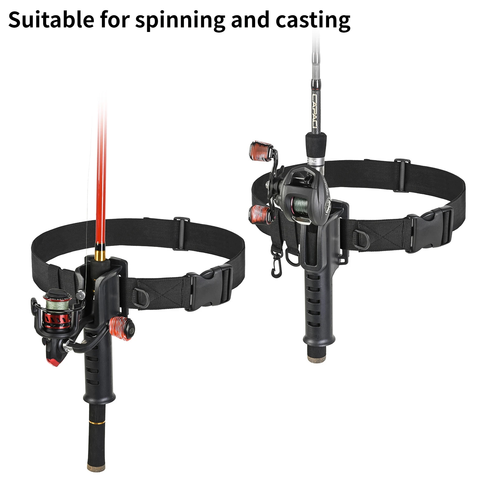 Hanging Fishing Waist Belt Rod - Fishing Rod Fly review and price