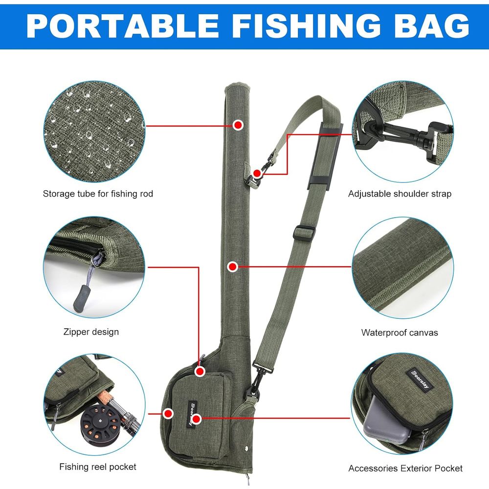 Portable Fishing Kit: Rod, Car - Fishing Rod Case review and price