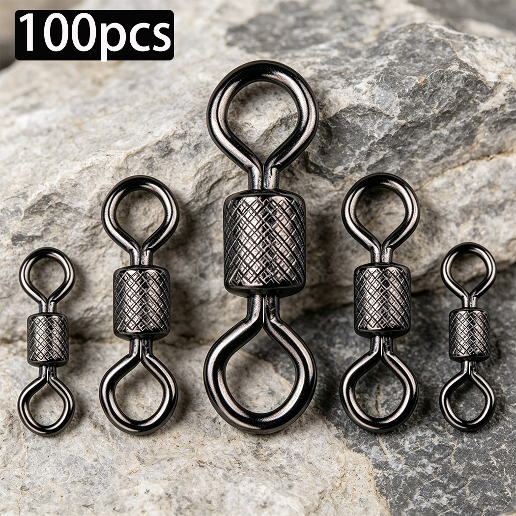 100pcs/box Fishing Swivel 1#-1 - Fishing Rod Case review and price