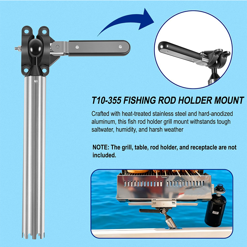 All-Angle Adjustable Fish Rod  - Fishing Rod Boat review and price