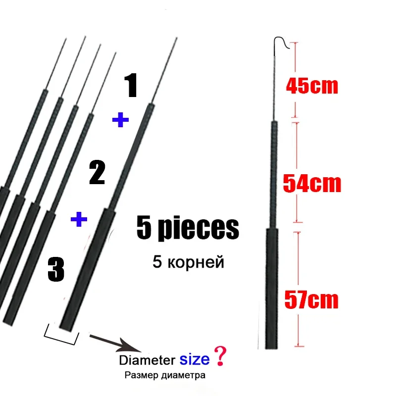 4.1mm-6.4mm 5 pieces Fishing r - Fishing Rod Tip Replacement review and price