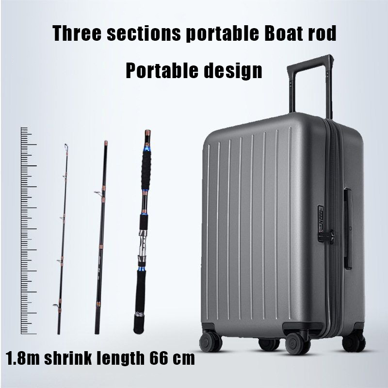 2.1M 2.4M Portable Fishing Rod - Fishing Rod Surf review and price