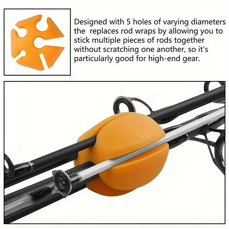 2PCS Rod Ball Retaining Clip R - Fishing Rod Case review and price