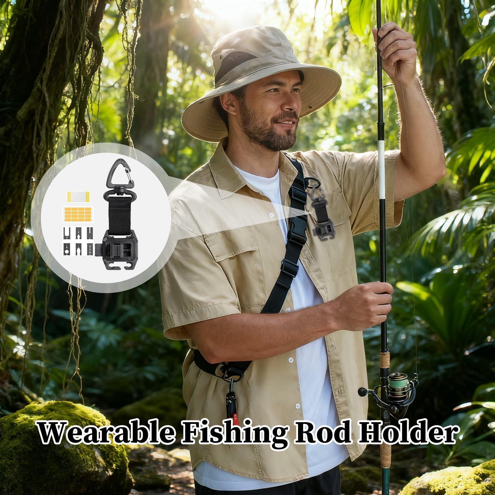 Wearable Fishing Rod Clips Hol - Fishing Rod Surf review and price