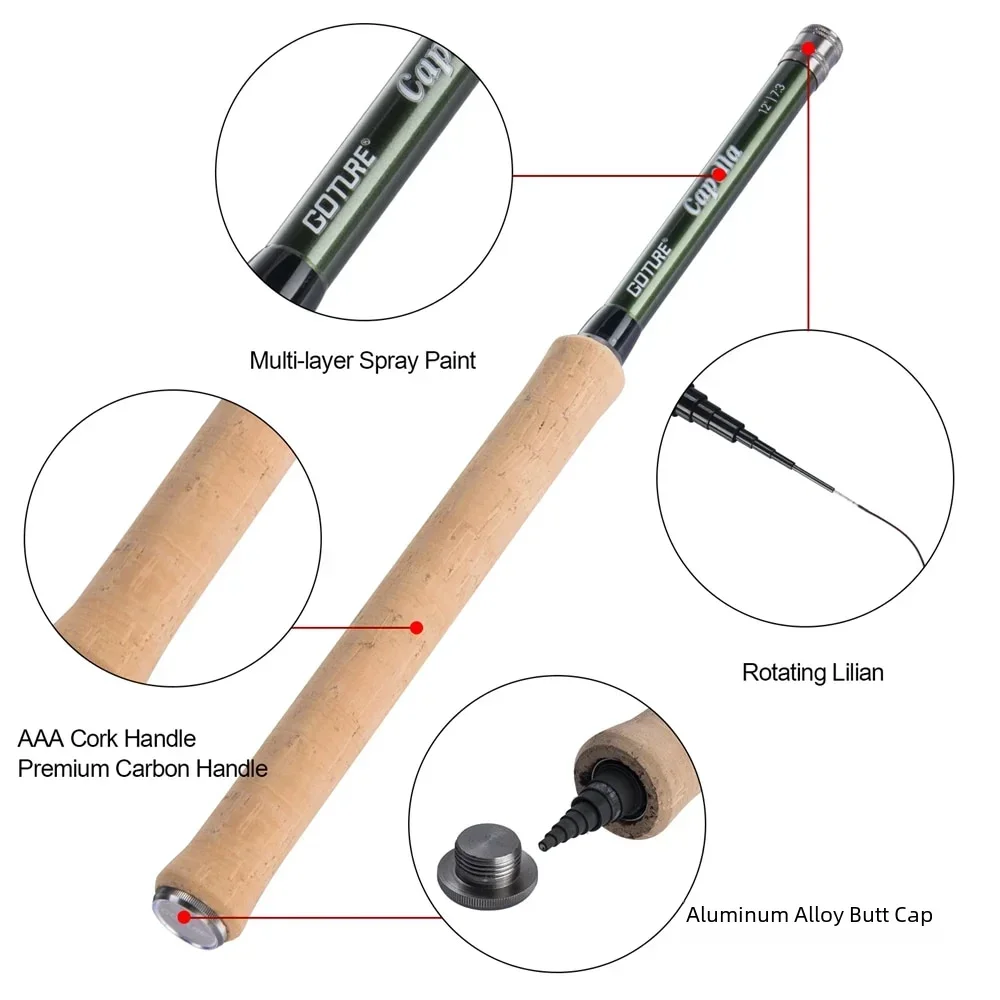 Goture 12FT Classical Tenkara  - Fishing Rod Fly review and price
